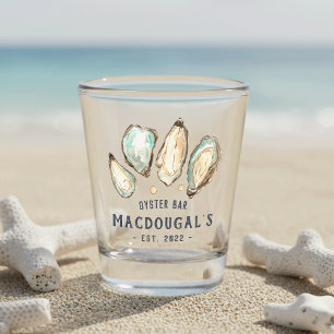 Copo De Shot Bar personalizado de ostra da Beach House