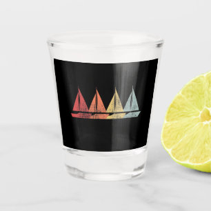 Copo De Shot Barco à Vela Retro