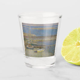 Copo De Shot Barcos com aterrissagem (Paisagem de Nova Inglater