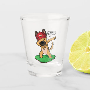 Copo De Shot Barramento de german shepherd