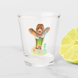 Copo De Shot Bartender Dog: Neon Bar & Mixologia de Coquetéis