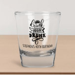 Copo De Shot Beba Bebida Festa de aniversário de Bebado Favorit<br><div class="desc">Este design foi criado através da arte digital. Pode ser personalizado na área fornecida ou personalizado escolhendo o clique para personalizar a opção adicional e alterando o nome, as iniciais ou as palavras. Você também pode alterar a cor e o estilo do texto ou excluir o texto de um design...</div>