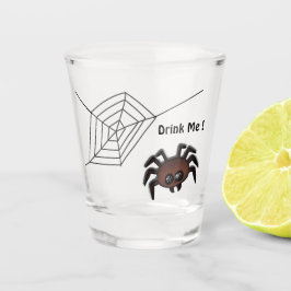 Copo De Shot Beba-me aranha Halloween