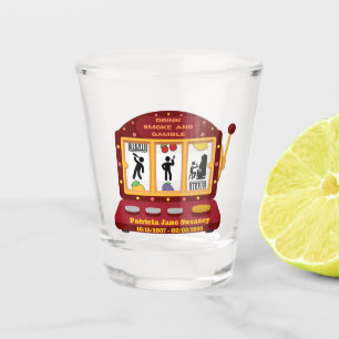 Copo De Shot Beber Vidro de fumaça e mirtilo