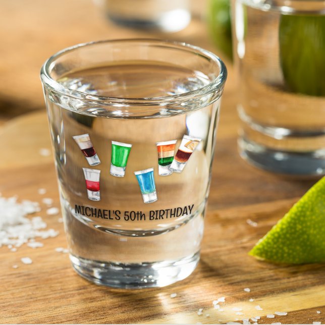 Copo De Shot Bebida de Aniversário Personalizada Festa  (Criador carregado)