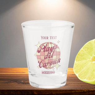 Copo De Shot Bebidas de souvenir da cidade de Playa del Carmen