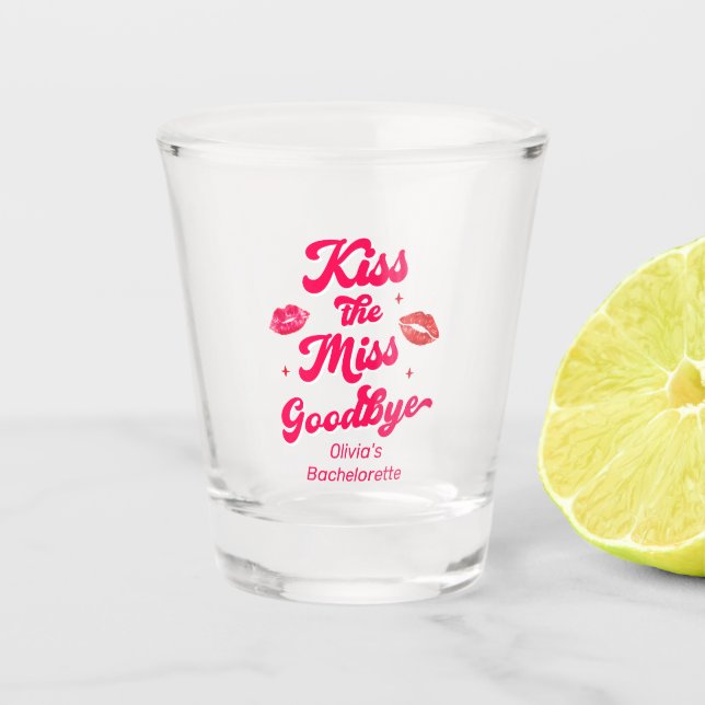 Copo De Shot Beije a Senhorita Adeus Despedida de Solteira (Frente)