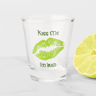 Copo De Shot Beije-me, sou irlandês