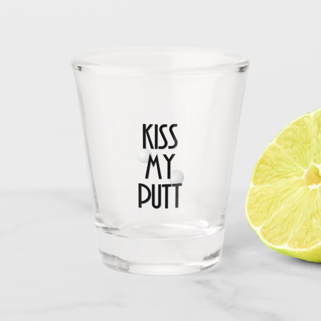 Copo De Shot Beije Meu Golfe De Putt (Frente)