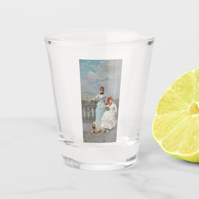 Copo De Shot Belas napolitanas (Jovens Italianas Elegantes) (Frente)