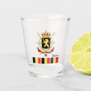 Copo De Shot Belga Flag & Bélgica country patriota/esportes