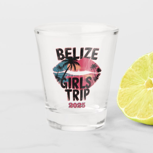Copo De Shot Belize Girls Trip Adventure Tropical (Frente)