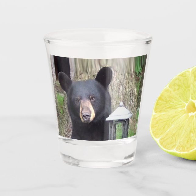 Copo De Shot Belo Urso Negro (Frente)