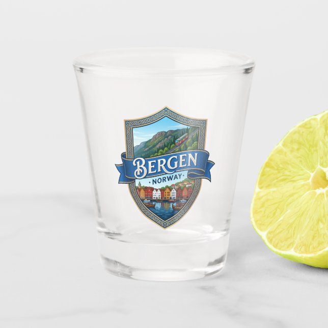 Copo De Shot Bergen Noruega (Frente)