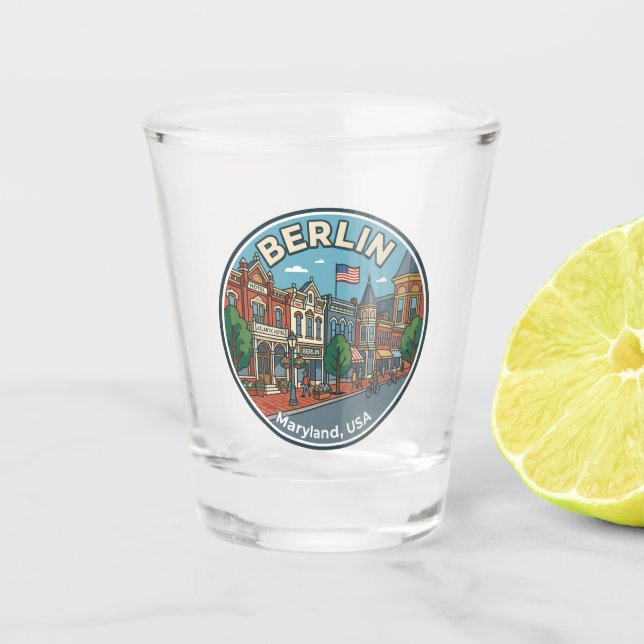 Copo De Shot Berlim Maryland EUA (Frente)