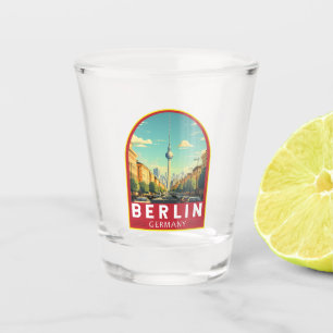 Copo De Shot Berlin Germany Viagem Art Vintage