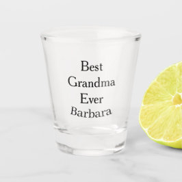 Copo De Shot Best Grandma ever name date simple mothers day min