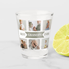 Copo De Shot Best Grandpa Ever | Custom Photos Shot Glass