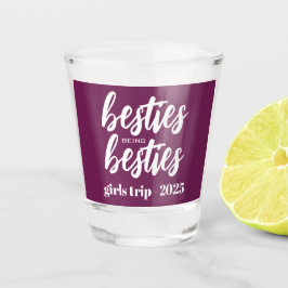 Copo De Shot Besties sendo Besties Personalizadas