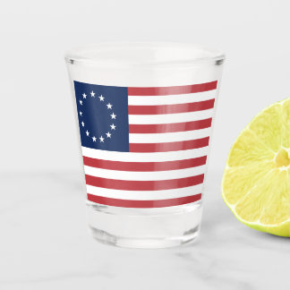 Copo De Shot Betsy Ross Flag Design