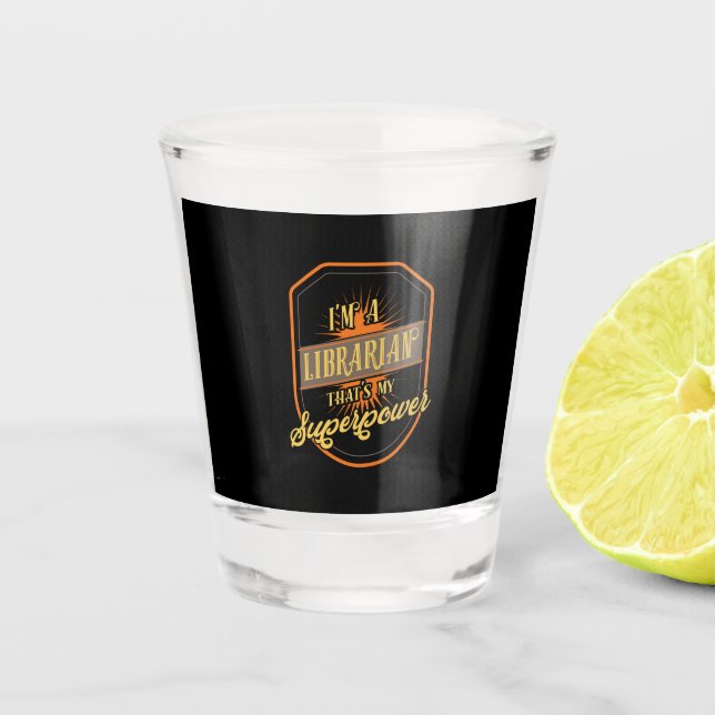 Copo De Shot Bibliotecário (Frente)