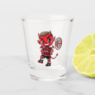 Copo De Shot Bicchiere Milan calcio