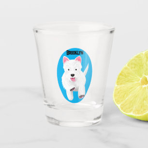 Copo De Shot Bicho branco-branco da rodovia oeste terrivel