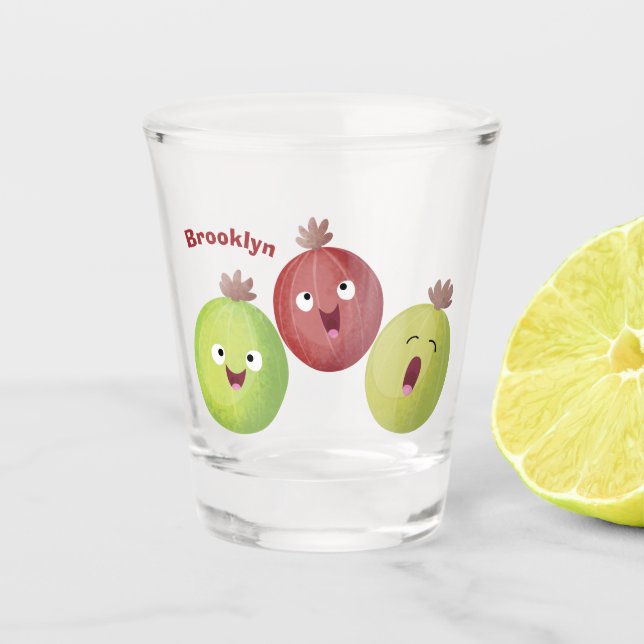 Copo De Shot Bicho de groselha canta (Frente)