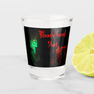 Copo De Shot Biker Billy Bloody - Boa Festa de Halloween