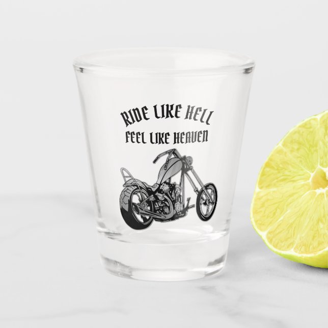 Copo De Shot Biker Heaven (Frente)