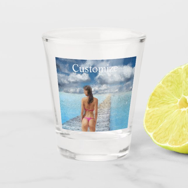 Copo De Shot Bikini Girl Thunder_Cove (Frente)