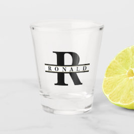 Copo De Shot Black/Dourado ID613, Grande Bold Monograma