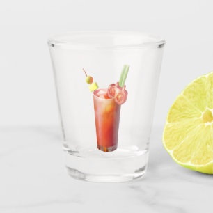 Copo De Shot Bloody Mary Caprichosa: Arte Surrealista com Coque
