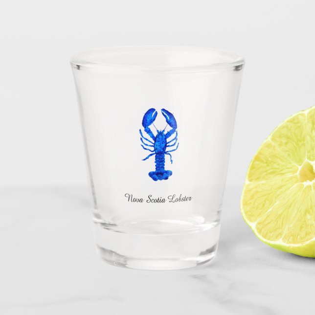 Copo De Shot Blue Lobster (Frente)