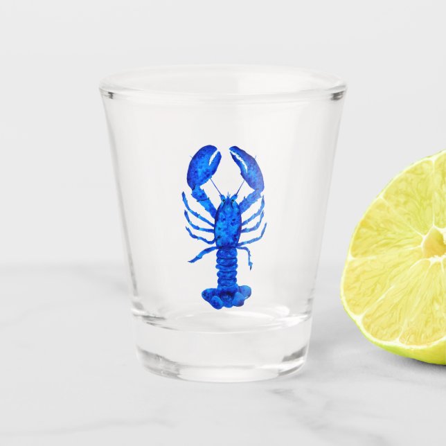 Copo De Shot Blue Lobster (Frente)