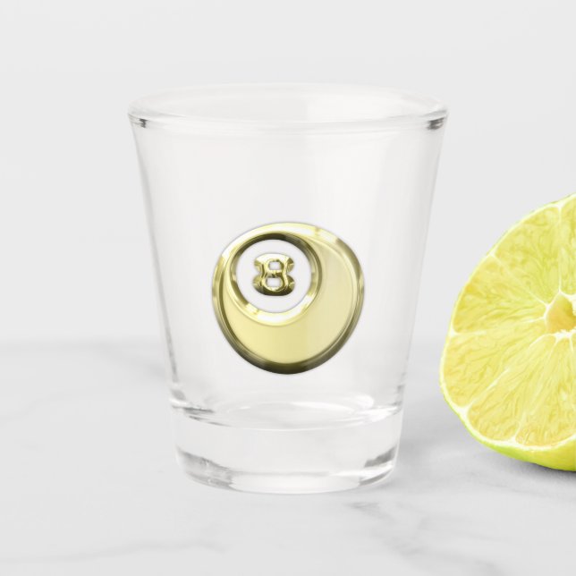 Copo De Shot Bola oito (Frente)
