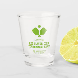 Copo De Shot Bola Verde do Partido Picleball Personalizada