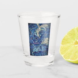 Copo De Shot Bolo azul