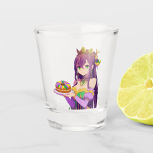 Copo De Shot Bolo Rei Anime Mardi Gras