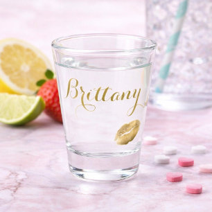 Copo De Shot Bonito personalize o impressão do beijo