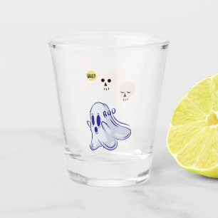 Copo De Shot Boo Ghost UK 31 Spooky USA Skull Outubro Halloween