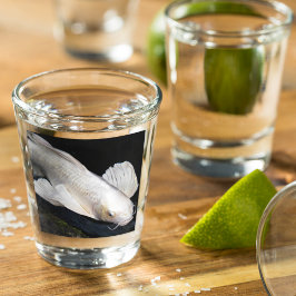 Copo De Shot Borboleta branca Foto Koi