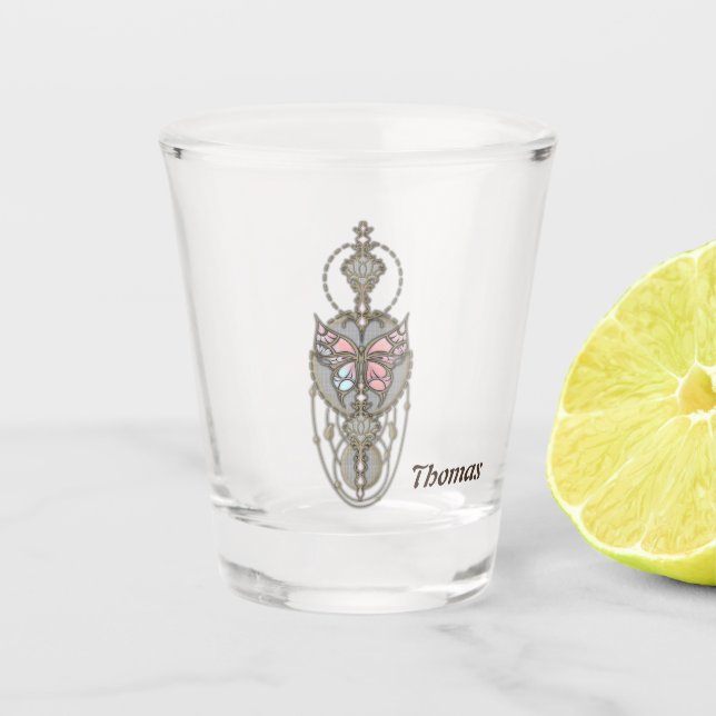 Copo De Shot Borboleta estilizada (Frente)