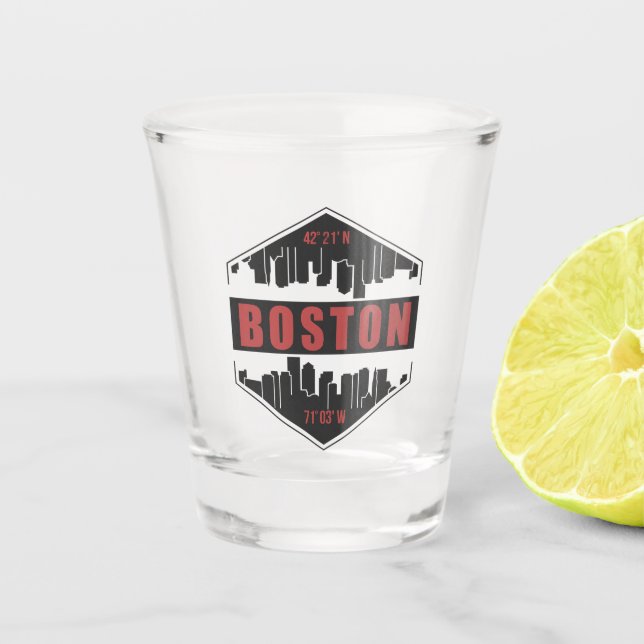 Copo De Shot Boston Massachusetts (Frente)