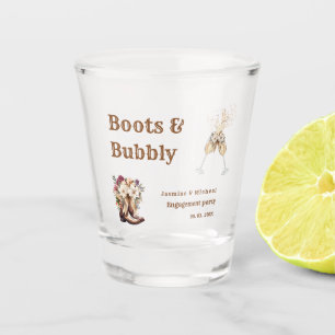 Copo De Shot Botas & Bubbly Boho Festa de noivado Western