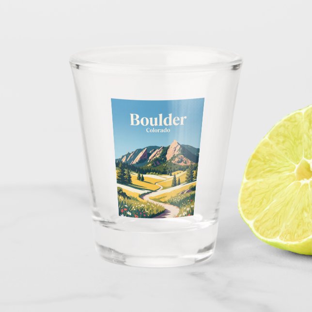 Copo De Shot Boulder Colorado (Frente)