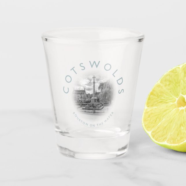 Copo De Shot Bourton na Água (Frente)