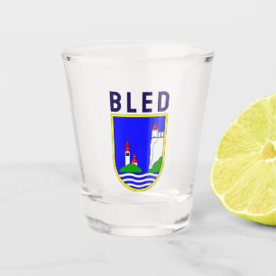 Copo De Shot Brasão de armas de Bled, Eslovênia