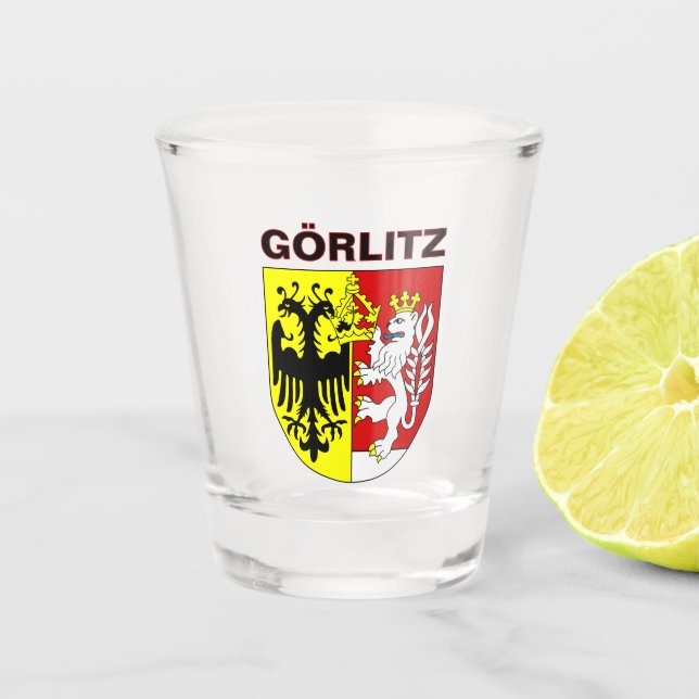 Copo De Shot Brasão de Armas de Görlitz, Alemanha (Frente)