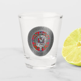 Copo De Shot Brasão do Clã Sinclair & Nó de Tartan